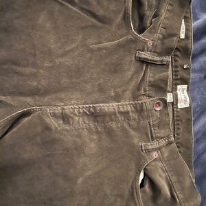 Corduroy olive jeans